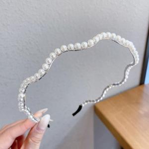 COVIEEZB Fashion Woman Headwear Korean style Flower Bow Hair Band Hair Hoop Pearl Headband Hair Accessories