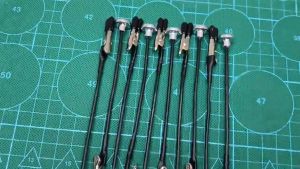 10pcs 12.5cm Black Metal Clips with Secure Hold Alligator Clamp for Gundam Airbrush Hobby