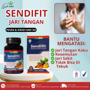 Obat Jari Tangan KakuTangan Kesemutan Jari Sakit Tidak Bisa Di Tekuk - SendiFit 50 Kapsul ORIGINAL