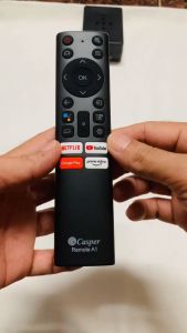 Remote điều khiển tivi Casper A1 Mã 01 Điều Khiển TV Casper Internet Có Giọng Nói - Tặng kèm pin - Trang Nguyễn Computer