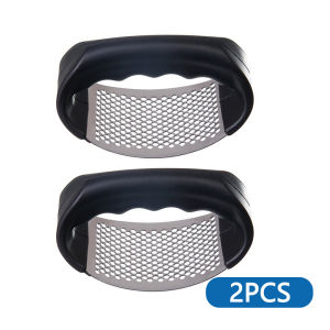 Nipiin 【Buy 1 Get 1 Free】Garlic Press Rocker Stainless Steel Professional Grade Garlic Mincer Crusher