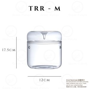 微景观玻璃瓶 Auralis Terrarium Glass Terrarium Glass Vase Mini Succulent Planter Balang Kaca 微景观 苔藓