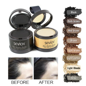 DazHom 【2-3 Days Delivery】SEVICH Hair Shadow Powder Waterproof Hairline Powder SEVICH Hairline Waterproof Hair Shadow Powder 13 Colors Puff Makeup Line Concealer Cover Hair Powder Hair With Hair