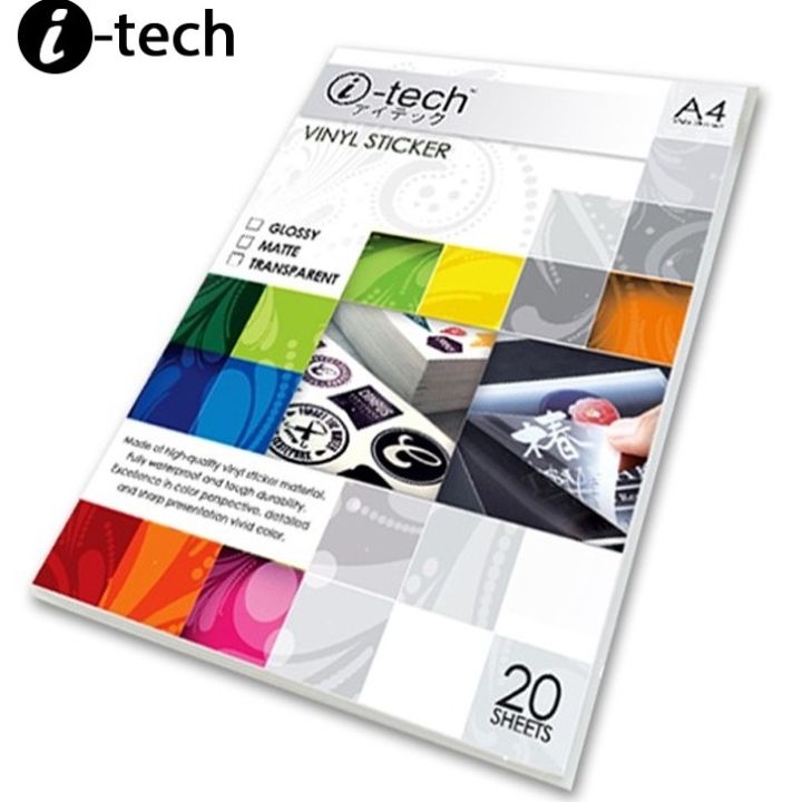 (Best) I-tech A3 Printable Waterproof Vinyl Sticker A4 For Decals ...