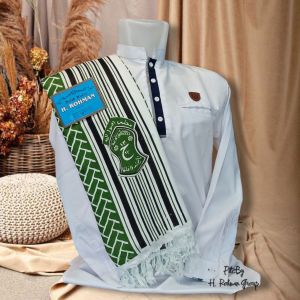 Surban Pria Kashmir Motif Printing Majlis Rasulullah