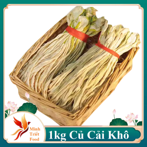 Củ Cải Khô Loại Ngon Đặc Biệt Không Pha Tẩm Màu- Đặc Sản Minh Triết
