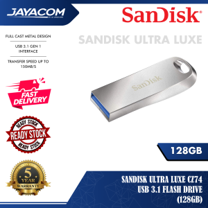 Sandisk Ultra Luxe CZ74 USB 3.1 Flash Drive (32GB / 64GB / 128GB / 256GB)