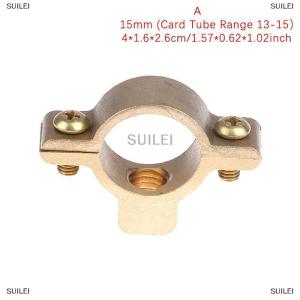 [COD] SUILEI Fit 15 22 28 35 40mm OD Tube Brass M10 Pipe Clamp Bracket Support Hanger Fixed