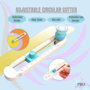ProPRINTZ - Adjustable Circle Cutter for Button Pin (2cm - 20cm)
