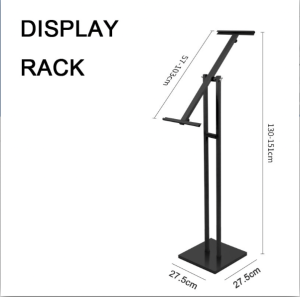 Advertise KT Board Holder Pedestal Sign Baner Stand Swivel Sign Display Stand Rack 360 Turning Shop Display Supermaket Display Stand for Clothes Store