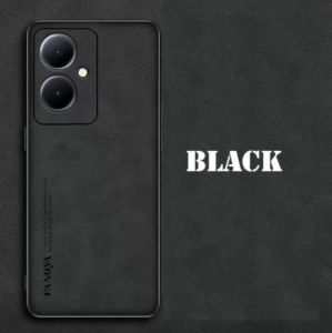 Vivo Y100 / Y78 5G Original Smooth Leather Lens Protection Full Protection Casing Sweat Resistant Hard Casing