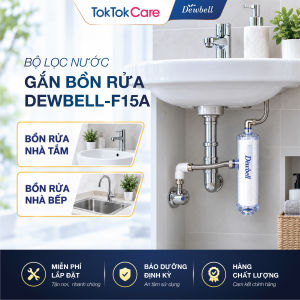 Bộ Lọc Nước Gắn Bồn Rửa DEWBELL-F15A Lọc Cặn Bẩn Nguồn Nước Sinh Hoạt Hàn Quốc Chính Hãng