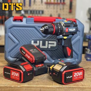 Máy khoan pin 20V 13mm 60N.m có búa YUPAI YP20-DR13M – Động cơ không chổi than 3 chức năng khoan vặn vít khoan búa