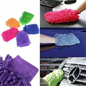 Fashion Green Life COD  Microfiber Car Care Gloves Car Wash Towel