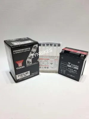 MOTORCYCLE BATTERY YUASA YTX7L-BS