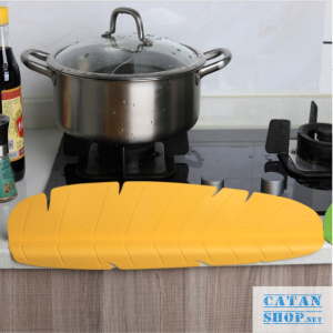 TẤM CHẮN NƯỚC HÌNH CHIẾC LÁ TẤM CHẮN CHỐNG BẮN NƯỚC VÀ DẦU MỠ DÀNH CHO BỒN RỬA CHÉN NHÀ BẾP GD484-NBNuoc-La
