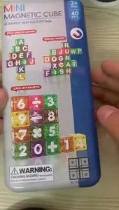 Digital and Alphabetic Block Magnetic Building Blocks Jigsaw Puzzle Early Education Childrens Educational Toy Tabletop Game Bab