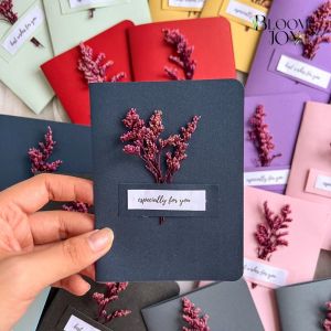 Kartu ucapan kosongan bunga rustic vintage retro ulang tahun happy wedding special for you vintage rustic craft greeting card