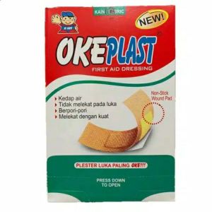 Plester Luka Okeplast 100 Lembar / Perban Luka Okeplast 100 Pcs