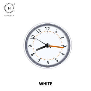 Homlly Waterproof Bathroom Kitchen Suction Dial Clock