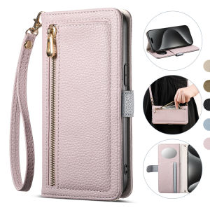 Ladies Leather Crossbody Case for OPPO Find X8 Ultra X8S X8S+ X8PRO 5G Wallet Flip Cover Card Slots Flip Phone bag Casing