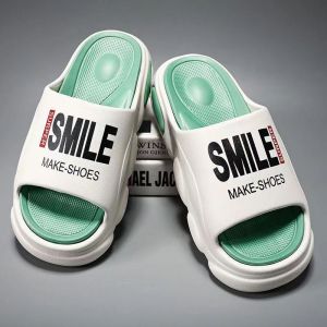 Dép Nam Quai Ngang Thời Trang SMILE SURPER Đế Dày 4cm Chống Trơn Trượt Đi Êm Chân