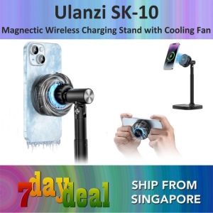Ulanzi SK-10 Magnetic Wireless Charging Stand with Cooling Fan (M020)