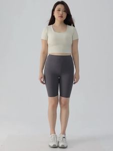 Plus Size Shark Pants for 100KG Women 5 Inch Thin Outer Wear High Waist Butt Lift Non Slip Tummy Control Yoga Pants