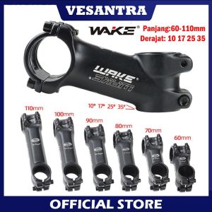 Wake A001 Stem Sepeda MTB Roadbike OS 10 17 25 35 Derajat 60-110mm