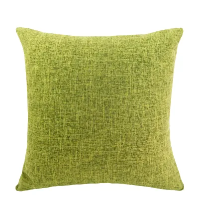 Big Faux Linen Cushion Cover Nordic Solid Throw Pillow Case 60x60cm/65x65/70x70 Vintage Home Decor Sofa Pillow Cover for Bed Couch Chair Living Room