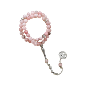 Cultural Hui Styles Glass Bead Bracelet 45Pcs 8mm Artificial Jades Look Comfortable Ethnic Designs