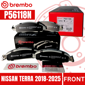 BREMBO P56118N Ceramic Brake Pads for Nissan Terra 2018-2025 Front Set of 4PCS High Performance Brakepads