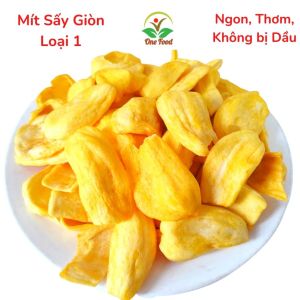 Mít Sấy Giòn Loại 1 Nguyên Miếng To Ngon Mít Sấy Nguyên Cánh Đà Lạt hàng xuất khẩu Đồ Ăn Vặt Hà Nội OneFood68