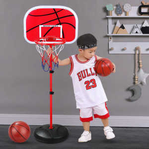 Up to 200cm big size Kids Basketball Toy Metal Hoop&Stand Non-stand toys Adjustable Hoop Indoor Outdoor sports Ball Gift