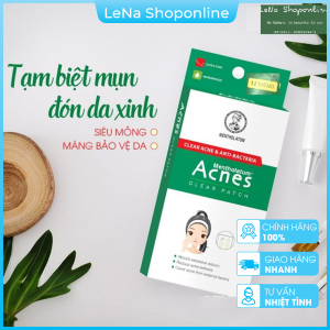 {FREESHIP] HỘP 12 MIẾNG DÁN MỤN ACNES CLEAR PATCH - BÍ KÍP CHE PHỦ VÀ GIẢM MỤN HIỆU QUẢ