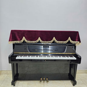 [HCM]Khăn phủ đàn Piano cơ đỏ đô nhung dày mềm mịnkích thước 1m9 x 80cm
