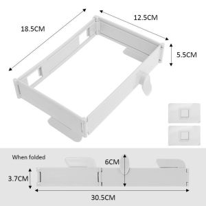 Wall mounted foldable garbage bag rack simple bracket cabinet door storage garbage bag holder