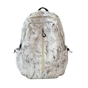 Korean-style foreign trade backpack for middle and high school students and college students large-capacity school bag for men and women couples tie-dye printed travel backpack