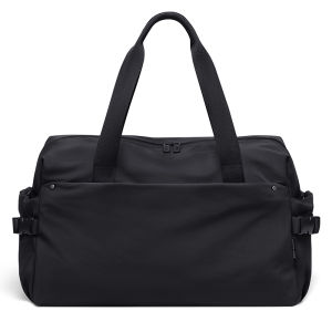 GOLF QUALITY Large Capacity Duffel Bag Convenient Travel Handbag Fashionable Luggage Bag Casual Travel Bag Waterproof Oxford Cloth Business Trip Storage Bag Apricot Black