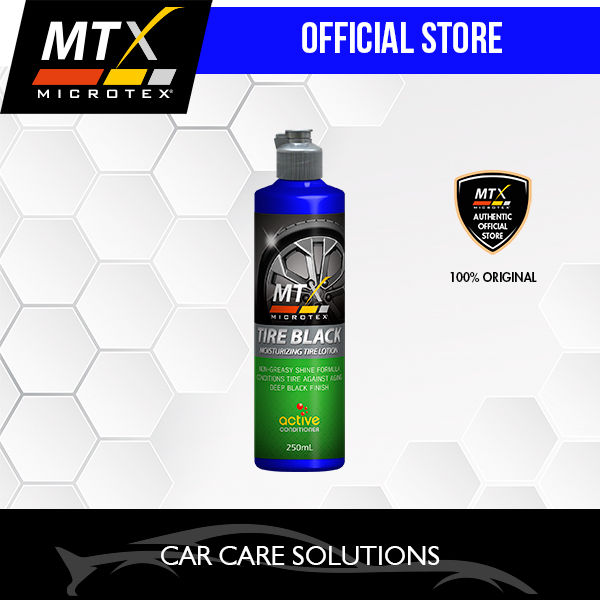 Microtex Tire Black 250ml w/ Conditioner (Protection, Shine ...