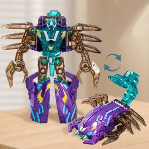 LILYGIRL Simulation Transformation Robot Toys Mantis/Scorpion Multi-joint Animal Deformation Robot Novelty Movable Model Transformation Toy Birthday Gift