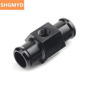 [COD] SHGMYD Black Water Temperature Gauge Radiator Temperature Water Temperature Connector Pipe Sensor 16MM 18MM 20MM 22MM Hose Adapter