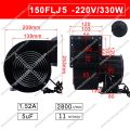 Quạt Sò Ly Tâm 220V 150FLJ7 330W | Quạt Sên | Quạt Sên Ly Tâm | Quạt Hút Khói | Quạt Ly Tâm | Quạt Hút Ly Tâm. 