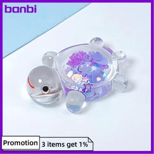 banbi 1PC Glowing Turtle Garden Fish Tank Miniatures Ornaments Mini Luminous Glitter Turtle Home Decoration Landscaping Crafts