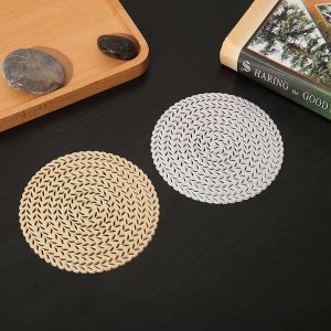 INGLE PVC Bông tuyết Trà cà phê Trang trí bàn Bộ đồ ăn Đệm bàn Tấm lót bàn Phụ kiện nhà bếp Miếng lót ly Tấm lót ly