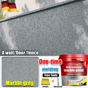 JOCBO 1.2L/2.4L/6L lmitates Stone Paint Coating Indoor Outdoor Wall Paint Waterproof Wear-resistant Artistic Paint Real Stone Paint Multifunctional Imitation Stone Paint