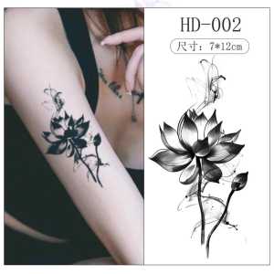 Stiker Tato Sementara (Kombinasi Kupu-Kupu Salib Spider) Dekorasi Senin Tattoo Semi Permanen Pira dan Wanita