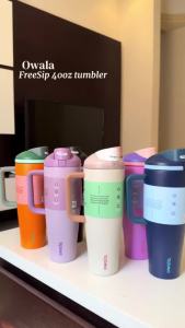 [100% Original] Owala FreeSip 40oz Tumbler 304 Stainless Steel Vacuum Insulated Leak Proof