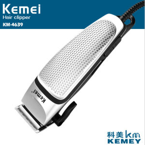 Alat Cukur Rambut Listrik Kemei KM 4639 - Full Set Barbershop Komplit + Gunting Pangkas & Sisir