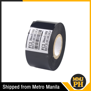 30mmx100m Thermal Hot Stamp Ribbon Hot Code Printer Ribbon Roll For DY8 HP241B Coding Machine